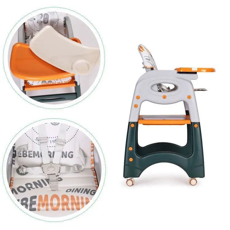 Multifunctional Baby Crib - كرسي أطفال 4 في 1 متعدد الوظائف - Shopzz