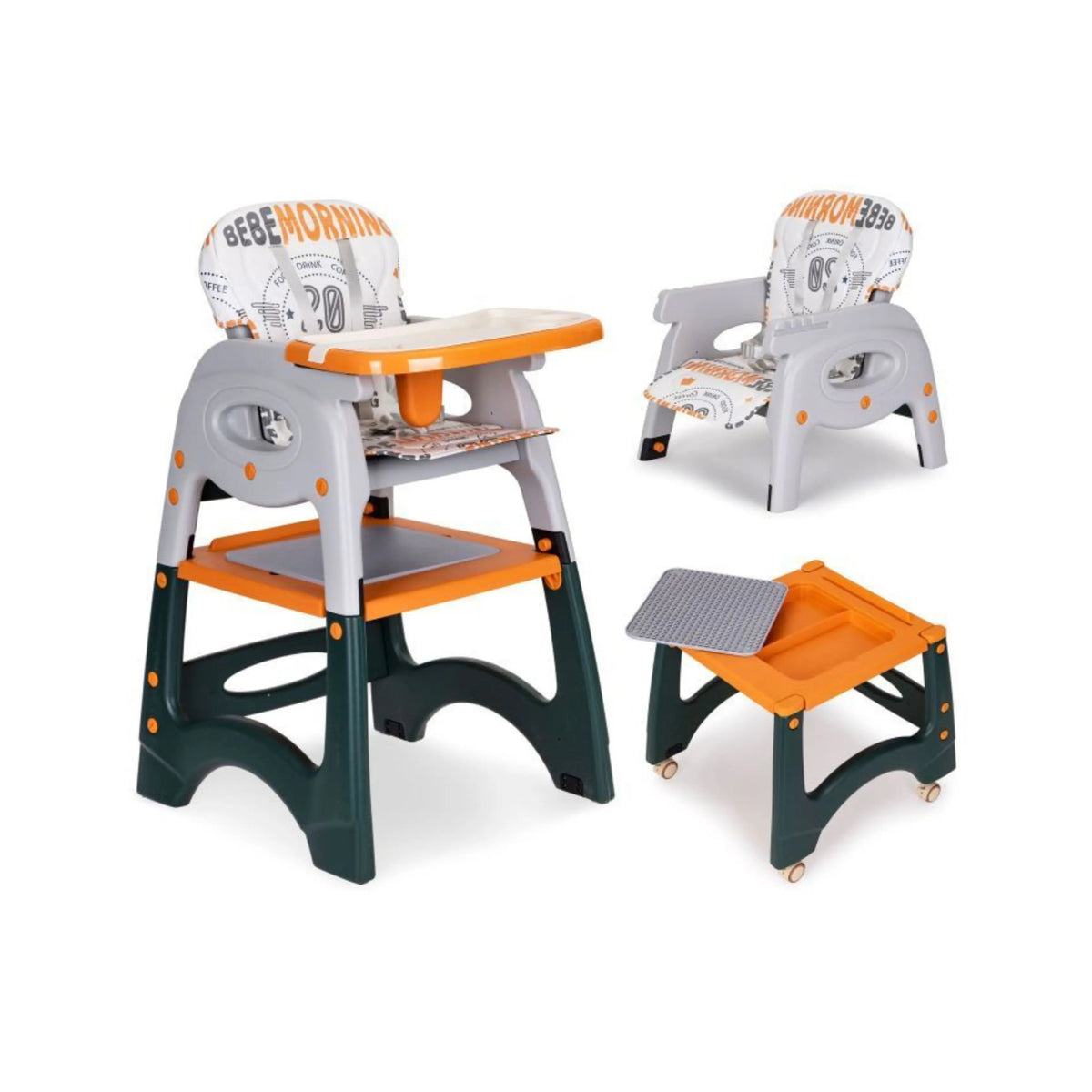 Multifunctional Baby Crib - كرسي أطفال 4 في 1 متعدد الوظائف - Shopzz