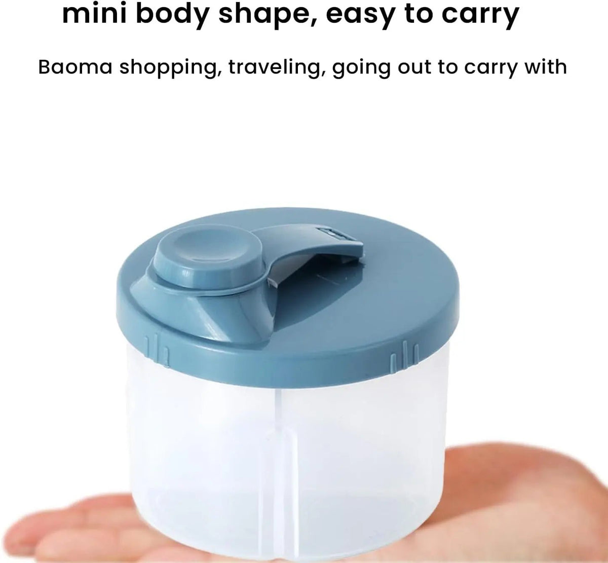 علبة حليب الأطفال 4 في 1 – Baby Milk Powder Dispenser Pot - Shopzz