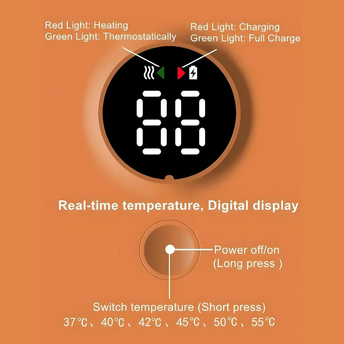 جهاز تسخين رضاعة الأطفال المحمول - Portable Bottle Warmer - Shopzz