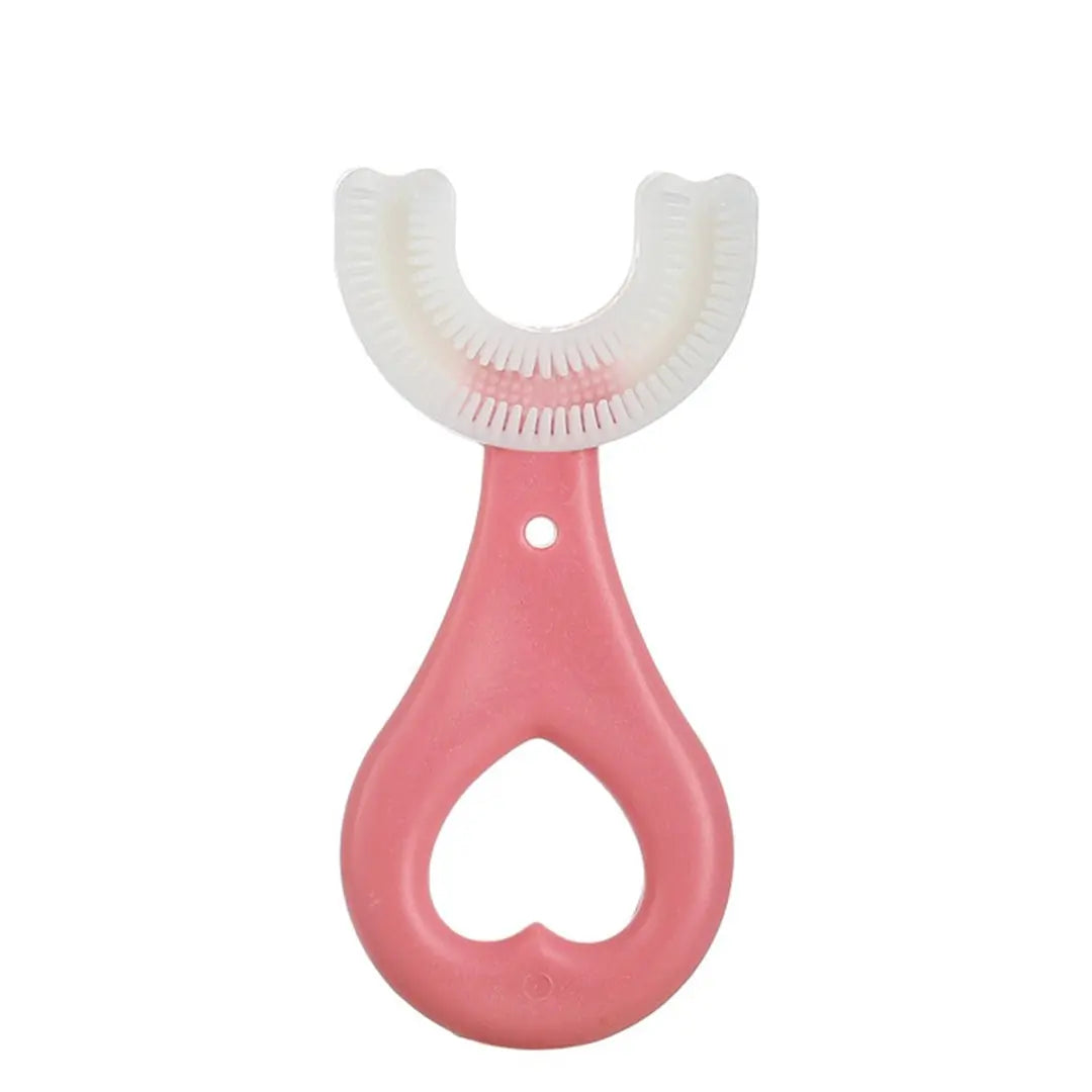 U shaped toothbrush - فرشاة السيليكون للاطفال - Shopzz